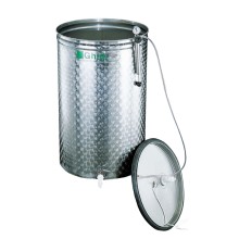 Nádrž nerez s plovoucím víkem 100 l s duší Ghidi