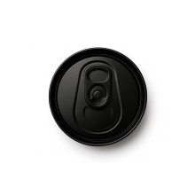 Víčko k plechovce Standard černé (tubus 650 ks)